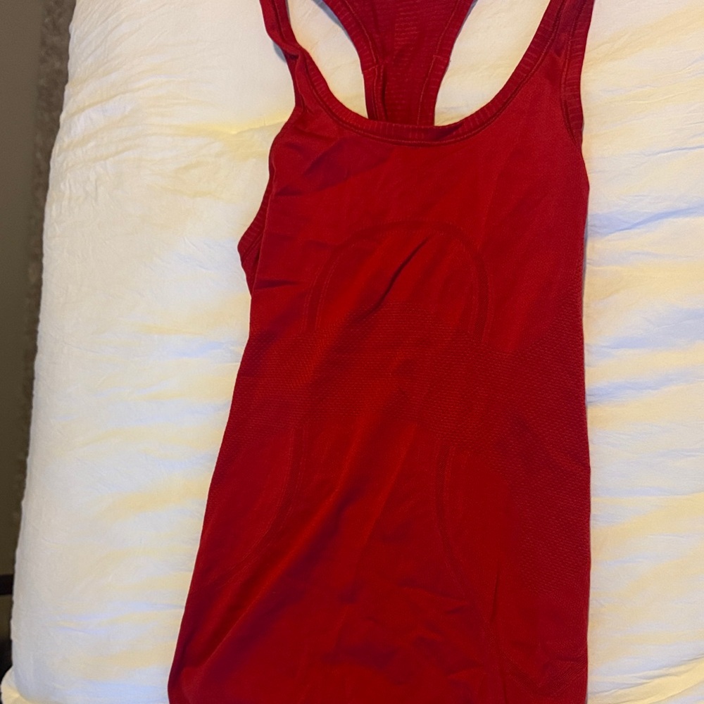 Lululemon Athletica Red Tank Top